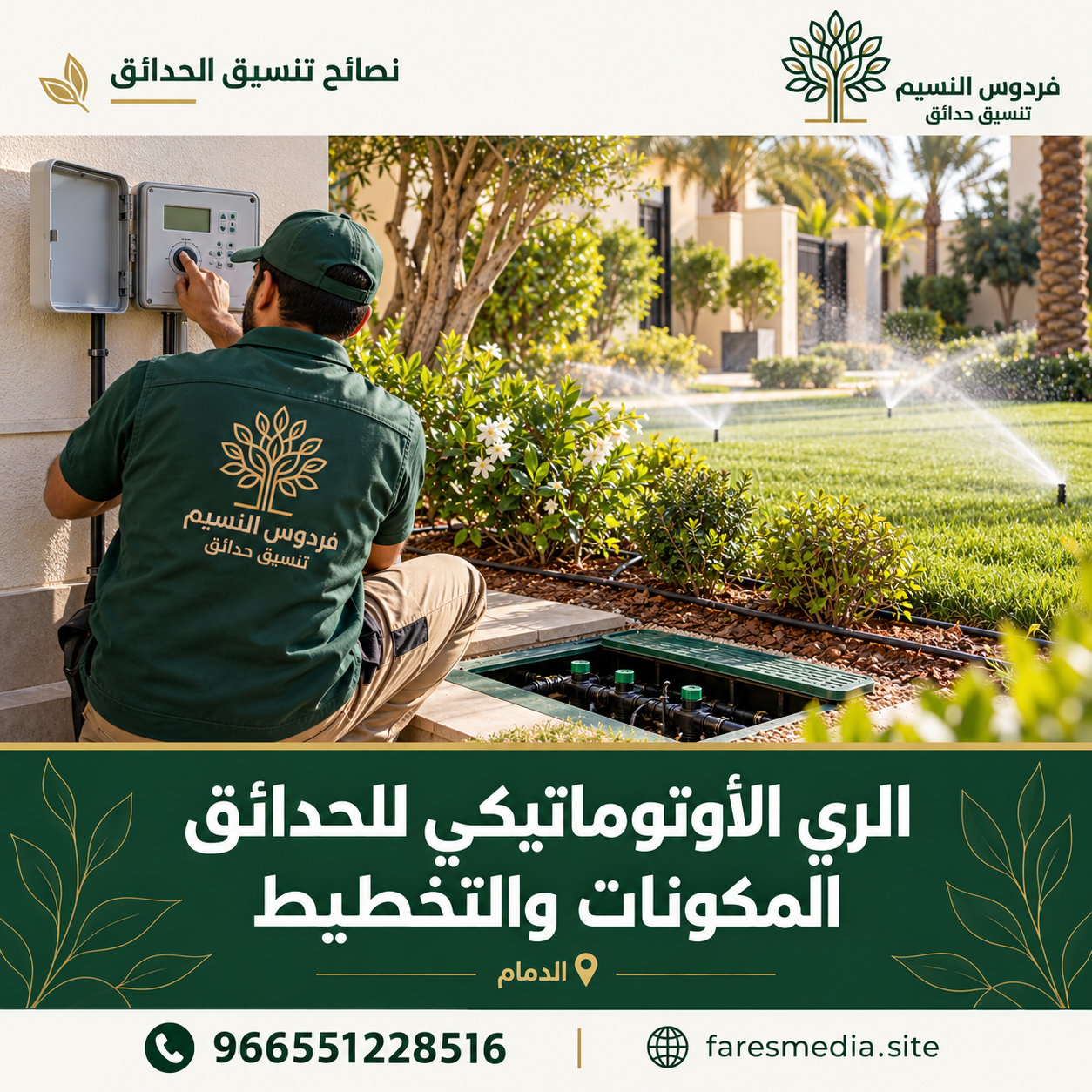 Smart Garden Irrigation in Dammam 2